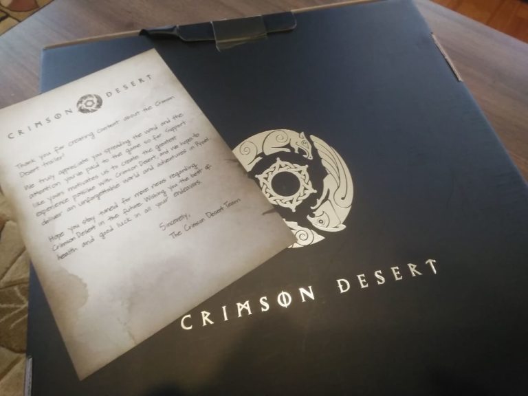 crimson desert une boîte de goodies, goodies, crimson desert, mmorpg, jeu, free to play, pearl abyss, misplay
