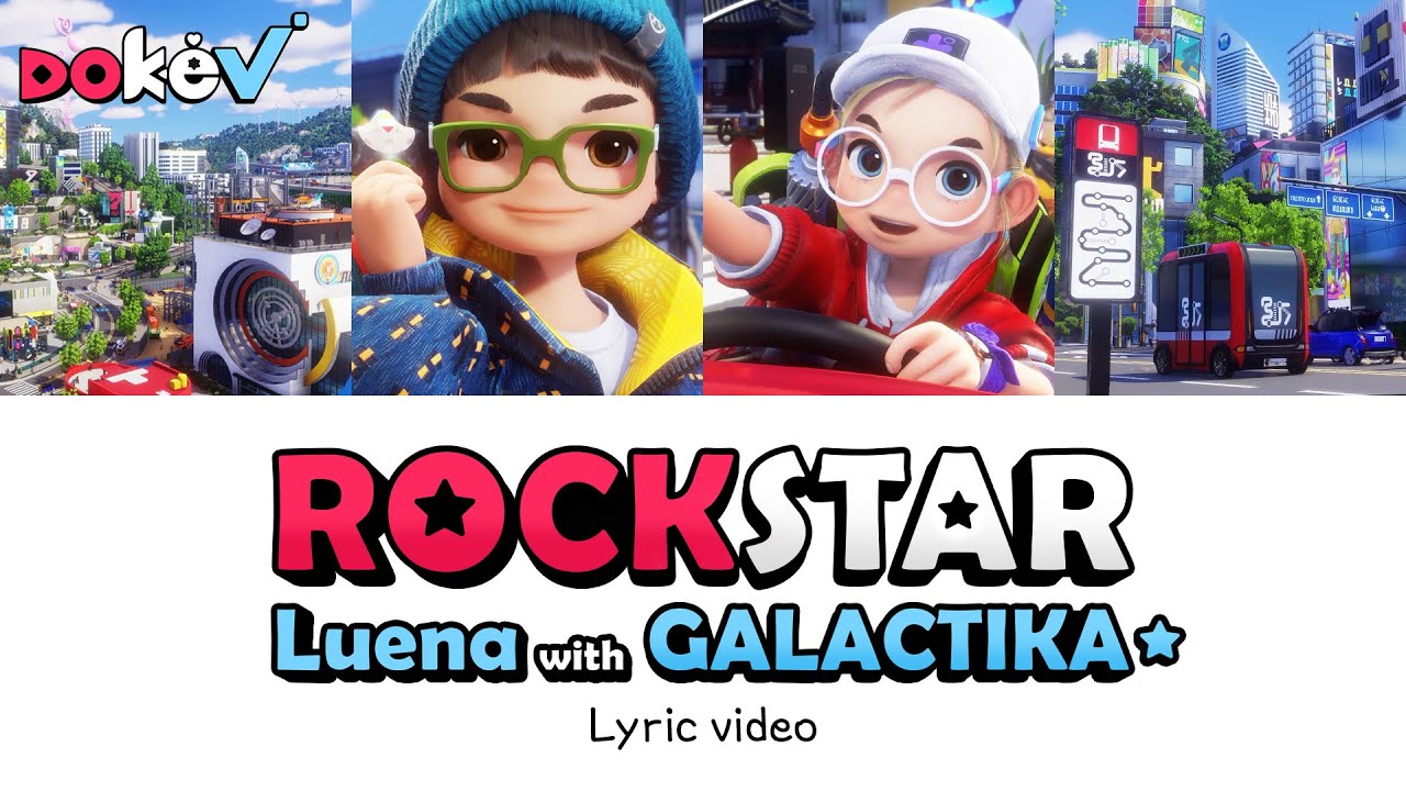DokeV Rockstar Luena, pearl abyss, dokev, pokemon-like, misplay, rockstar kpop, video musique dokev, musique dokev