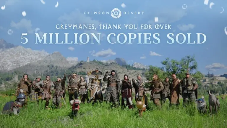 Crimson Desert 5 millions